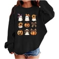 thumbnail image 1 of Enjoytime Halloween Kids Sweatshirts Boys Girls Ghost Print Long Sleeve Pullover Tops Fall Fashion Cute Crew Neck Sweatshirt 1-13 Years, 1 of 6