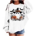 thumbnail image 1 of Enjoytime Halloween Kids Sweatshirts Boys Girls Ghost Print Long Sleeve Pullover Tops Fall Fashion Cute Crew Neck Sweatshirt 1-13 Years, 1 of 5