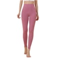 thumbnail image 1 of Enjoytime Leggings for Women High Waist Thickened Plus Velvet Double-Sided Brushed Fall Trousers Casual Workout Plus Size Pants Watermelon Red XXL, 1 of 7