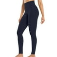 thumbnail image 1 of Enjoytime Leggings with Pockets for Women Solid Color High Waist Yoga Pants Comfy Casual Running Workout Plus Size Womens Pants Navy XXXL, 1 of 6