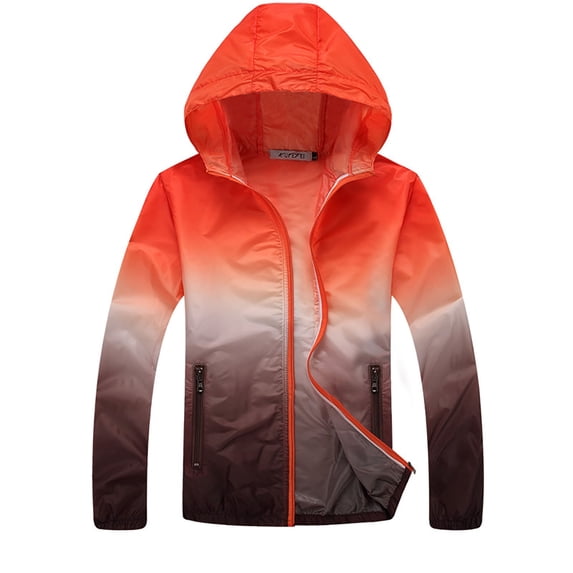Enjoytime Lightweight Hoodies Jacket for Women Womens Full Zip Up Long Sleeve Printed Sweatshirts with Pockets Unisex Fall Quick Dry Sun Protection Clothing