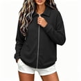 thumbnail image 1 of Enjoytime Lightweight Jacket Women Collared Long Sleeve Zip Up Knit Jackets Fall Plus Size Fashion Work Casual Outerwear 2026, 1 of 5