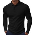 thumbnail image 1 of Enjoytime Long Sleeve Shirts for Men Collared Button Knit Lightweight Breathable Casual Workout Shirt, 1 of 8