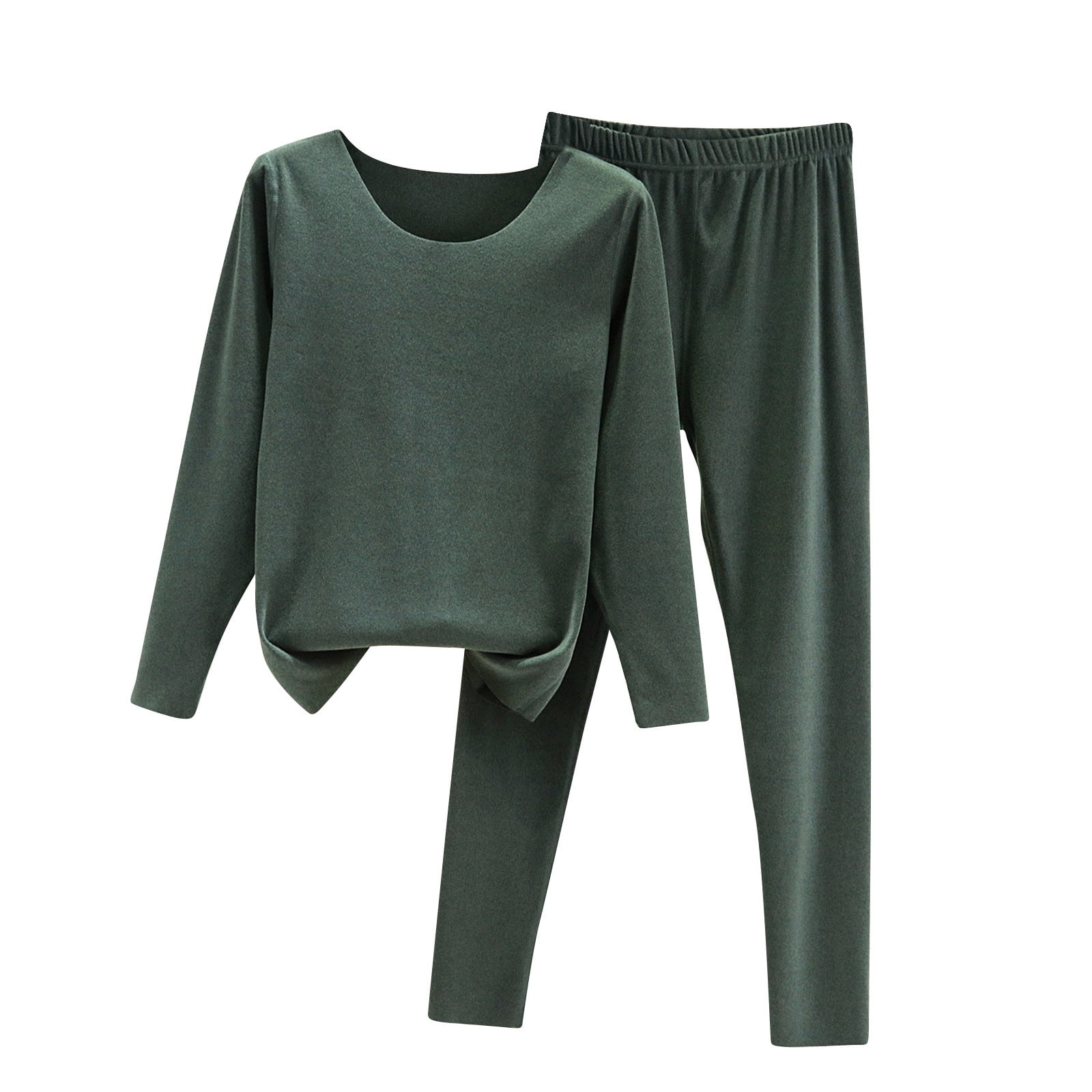 Round Neck Long Sleeve Loungewear Set with Pockets main image 1