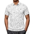 thumbnail image 1 of Enjoytime Men's Golf Shirts Print Collared Short Sleeve Shirt Casual Stretch Lightweight Shirts, 1 of 7