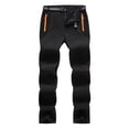 thumbnail image 1 of Enjoytime Men's Pants Patchwork Stretch Plus Size Tactical Pants Lightweight Workout Gym Baggy Sweatpants for Men Black M, 1 of 2