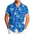 thumbnail image 1 of Enjoytime Men's Shirts Printed Turndown Collar Short Sleeve Button Down Shirts Summer Beach Vacation Casual Shirt, 1 of 6