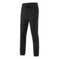 thumbnail image 1 of Enjoytime Men's Sweatpants Elastic Waist Drawstring Casual Plus Size Work Pants Workout Athletic Active Trousers with Zipper Pockets Black XXL, 1 of 6