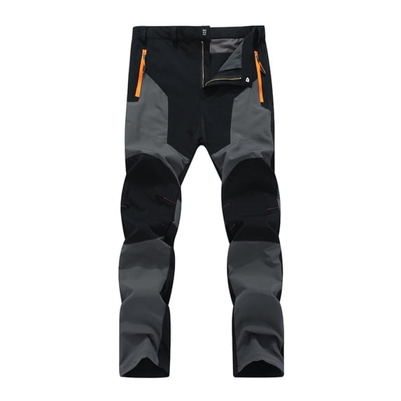 Enjoytime Mens Athletic Pants Patchwork Stretch Lightweight Track Pants Workout Gym Plus Size Sweatpants for Men Black XXXL