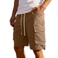 thumbnail image 1 of Enjoytime Mens Cargo Shorts Elastic Waist Drawstring Casual Outdoor Athletic Work Shorts with Multi Pockets, 1 of 8