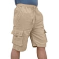 thumbnail image 1 of Enjoytime Mens Casual Sweat Cargo Shorts Elastic Waist Drawstring Athletic Workout Gym Shorts with Multi Pockets, 1 of 4
