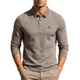 thumbnail image 1 of Enjoytime Mens Long Sleeve Shirt Business Casual Golf Shirts Collared Button Down Stretch Work Shirt, 1 of 7