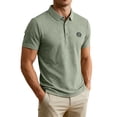 thumbnail image 1 of Enjoytime Mens Shirts Short Sleeve Printed Collared Button Stretch Business Casual Work Golf Shirts, 1 of 7