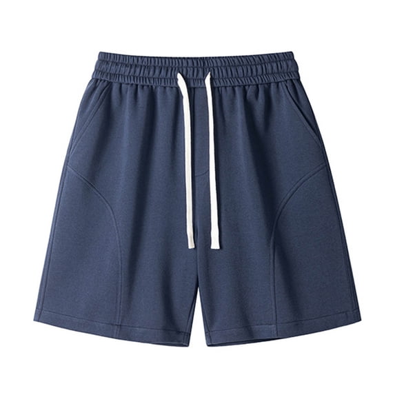 Enjoytime Mens Shorts Casual Drawstring Elastic Waist Stretch Summer Lounge Shorts with Pockets