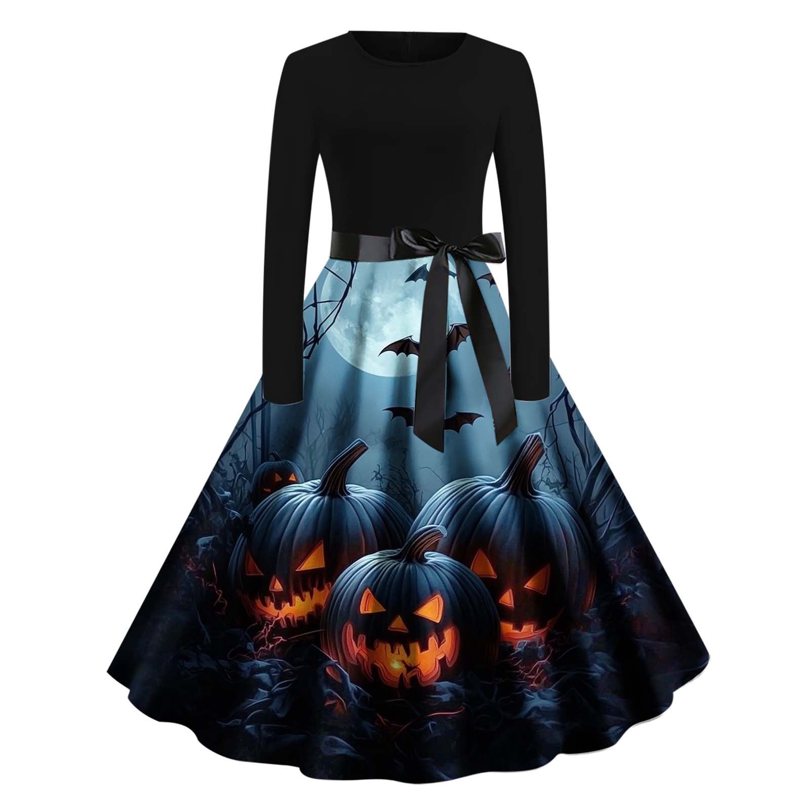 blue and black dress halloween costume Renaissance 18th Century Black Pattern Brocade Victorian Gothic Vampire Dress Masquerade Ball Halloween Costume