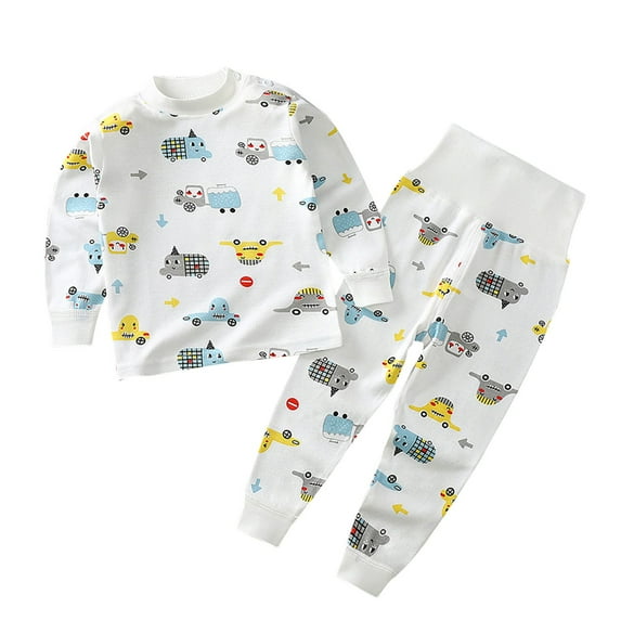 Enjoytime Newborn Baby Girl Clothes Long Sleeve Cotton Tshirt and Long Pants Pajamas Sets Fall Winter Baby Boy Clothes 0-8 Years