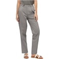thumbnail image 1 of Enjoytime Stretchy Work Pants for Women Solid Color Straight Leg Trousers Comfy Business Casual Plus Size Pants Gray L, 1 of 7