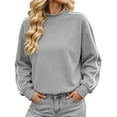 thumbnail image 1 of Enjoytime Sweatshirts for Women Mock Neck Long Sleeve Pullover Sweatshirts Fall Winter Fashion Casual Plus Size Clothes, 1 of 8