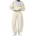 thumbnail image 1 of Enjoytime Winter&nbsp;Clothing&nbsp;for&nbsp;Women Solid Color Long Sleeve Zip Up Sweatshirt Sweatpants Sweat Suit Casual Travel Outfits, 1 of 8