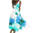 thumbnail image 1 of Enjoytime Women's Casual Sleeveless V Neck Maxi Dresses Boho Floral Beach Summer Dress High Waist Wrapped Chest Flowy Ruffle Sundresses For Women 2025 Photoshoot, 1 of 5