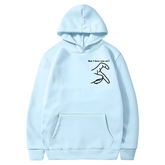 Enjoytime Women's Fashion Hoodies & Sweatshirts 2025 Casual Hooded Printed Long Sleeve Sweatshirt with Pockets Pullover Tops Streetwear Sweatshirts for Women Trendy