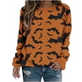 thumbnail image 1 of Enjoytime Women's Halloween Sweatshirts Trendy Printed Long Sleeve Pullover Tops Gothic Fall Plus Size Clothes 2025, 1 of 5