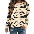 thumbnail image 1 of Enjoytime Women's Halloween Sweatshirts Trendy Printed Long Sleeve Pullover Tops Gothic Fall Plus Size Clothes 2025, 1 of 5