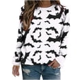 thumbnail image 1 of Enjoytime Women's Halloween Sweatshirts Trendy Printed Long Sleeve Pullover Tops Gothic Fall Plus Size Clothes 2025, 1 of 5