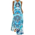 thumbnail image 1 of Enjoytime Women's Maxi Dresses Outfits Sleeveless Flowy Sun Dress Pocket Boho Floral Print Casual Summer Vacation Dresses For Women 2025, 1 of 3