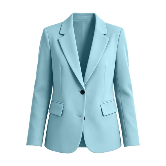 Enjoytime Womens Blazer Long Sleeve Lapel Button Work Blazers Trendy Business Casual Office Jacket