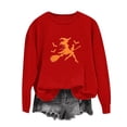 thumbnail image 1 of Enjoytime Womens Casual Crewneck Sweatshirt Halloween Printed Long Sleeve Pullover Tops Fall Fashion Clothes, 1 of 5