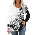 thumbnail image 1 of Enjoytime Womens Fall Blouses Fashion Printed Casual Long Sleeved Shirts Loose Fit Comfy Blouses Tops Graphic Tees Top for Women, 1 of 5