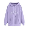 thumbnail image 1 of Enjoytime Womens Hoodie Casual Printed Long Sleeve Pullover Sweatshirt 2025 Fall Winter Lightweight Fashion Clothing, 1 of 3