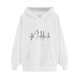 thumbnail image 1 of Enjoytime Womens Hoodie Casual Printed Long Sleeve Pullover Sweatshirt 2025 Fall Winter Lightweight Fashion Clothing, 1 of 3