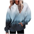 thumbnail image 1 of Enjoytime Womens Hoodie Gradient Print Long Sleeve Pullover Hoodies Casual Fall Sweatshirt Fashion 2025 Winter Clothes White L, 1 of 5