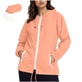 thumbnail image 1 of Enjoytime Womens Rain Jacket with Hood Waterproof Long Sleeve Raincoat Lightweight Casual Outdoor Windbreaker Plus Size Clothes Camouflage XXXXXL, 1 of 6