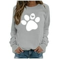 thumbnail image 1 of Enjoytime Womens Sweatshirt 2025 Casual Printed Lightweight Crew Neck Shirts Fall Loose Pullover Tops, 1 of 6