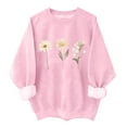 thumbnail image 1 of Enjoytime Womens Sweatshirt Casual Crewneck Floral Printed Shirt Pullover Lightweight Loose Soft Cute Womens Clothing Trendy 2025, 1 of 4