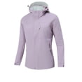 thumbnail image 1 of Enjoytime Womens Winter Jacket Solid Color Zipper Waterproof Sweatshirt Long Sleeved Casual Plus Size Coat with Pockets, 1 of 4