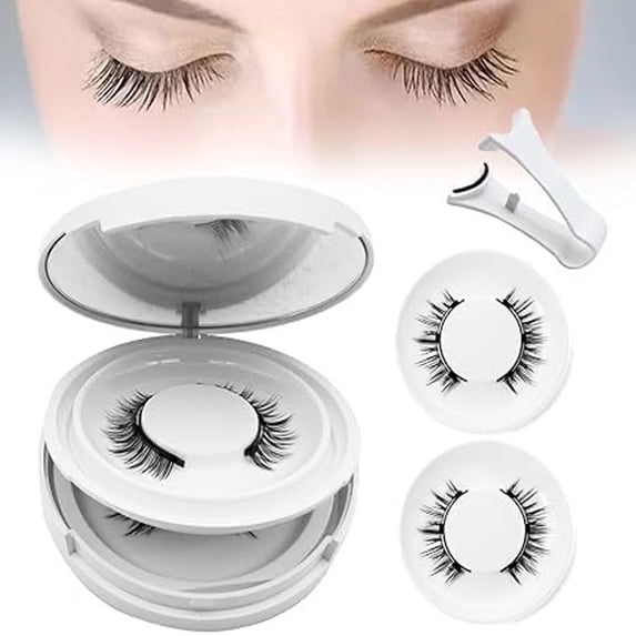 Enjuvie Magnetic Eyelashes Kit Asian 2026 Reusable Magnetic Eyelashes Natural Look,Easy To Wear And Remove Soft Lashes Kit