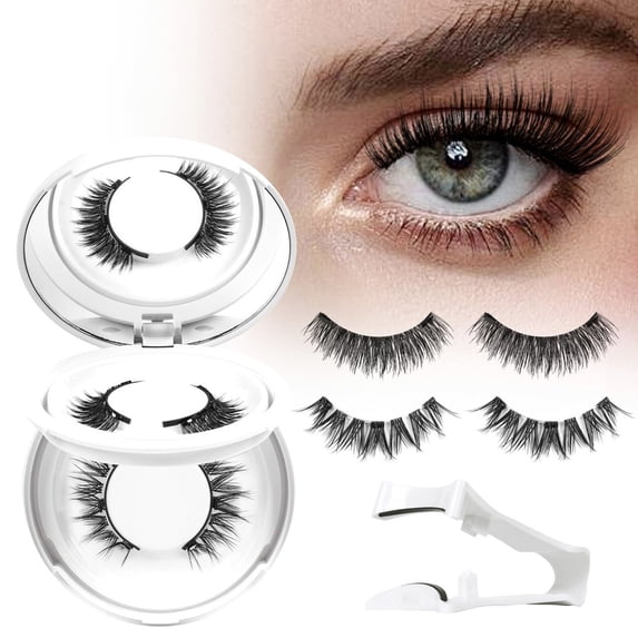 Enjuvie Magnetic Eyelashes Kit Asian 2026 Reusable Magnetic Eyelashes Natural Look,Easy To Wear And Remove Soft Lashes Kit