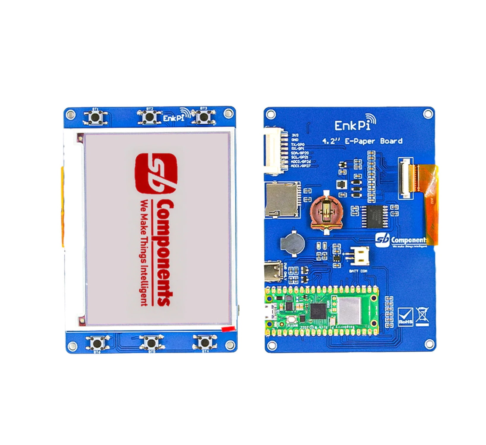 Raspberry Pi Display Epaper EnkPi - ePaper Display Board Based on Raspberry Pi Pico W - Walmart.com