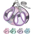 thumbnail image 1 of Enkarl Dog Harness for Small Medium Dogs No Pull, Cat Harness and Leash Set, Puppy Harness for Small Dogs, Xs Dog Harness, Step in Dog Harness, Harness and Leash for Small Dogs. (Purple, XS), 1 of 6