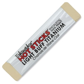 Enkaustikos Hot sticks Encaustic Wax Paint - Light Buff Titanium, 13 ml stick