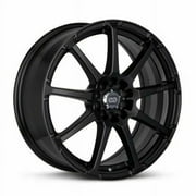 Enkei 15 x 6.5 in., 5 x 100 mm & 114.3 38 mm Offset 72.6 Enkei EDR9 Bore Diameter Wheel, Black