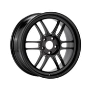 Enkei 17 x 8.5 & 5x114.3 Bolt Pattern 30 mm Offset 73 mm Bore RPF1 Matte Black Wheel for Evo 8 & 9