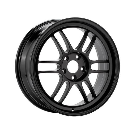 Enkei  17 x 9 & 5x114.3 Bolt Pattern 45 mm Offset 73 mm Bore RPF1 Matte Black Wheel for RX8