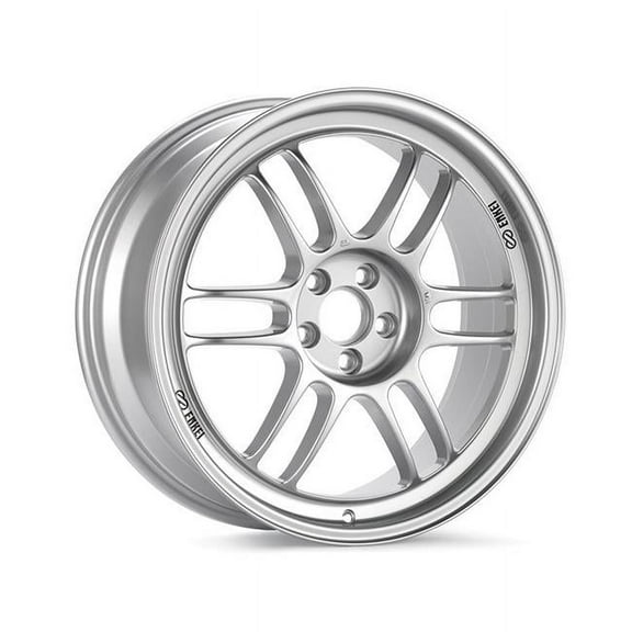 Enkei 17 x 9 & 5x114.3 Bolt Pattern 45 mm Offset 73 mm Bore RPF1 Silver Wheel for RX8