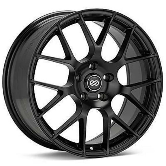 Enkei 18 x 8 in. 45 mm Offset 5 x 114.3 Bolt Pattern 72.6 Bore Raijin Wheel, Matte Black