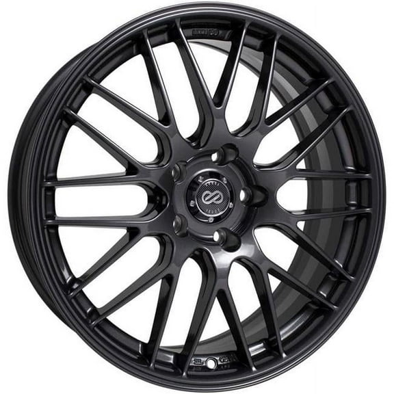 Enkei 18 x 8 in. 5 x 112 mm Bolt Patten 35 mm Offset 72.6 Bore Dia Performance Circle Wheel, Aluminum & Gray